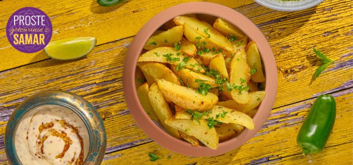 Pati Parts z chimichurri i sosem miodowo-musztardowym